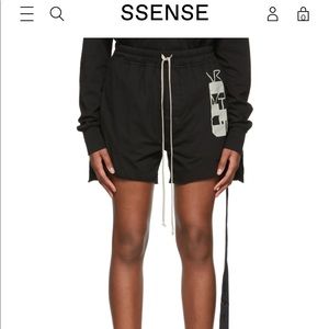 Rick Owens phleg shorts